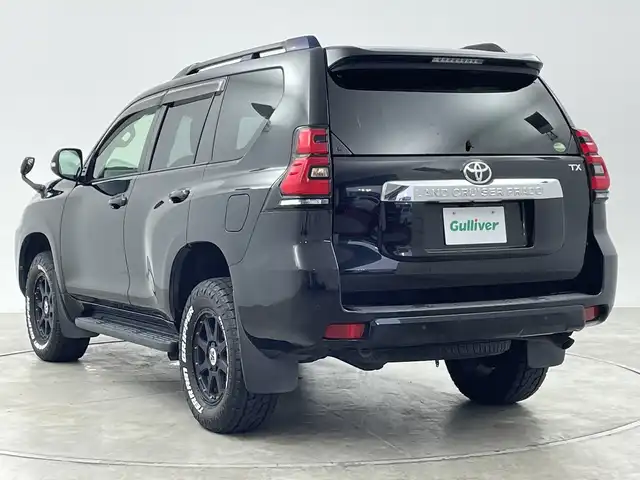トヨタ ランドクルーザー プラド TX 群馬県 2019(平31)年 6.2万km ブラック サンルーフ/トヨタセーフティセンス/LDA/PCS/AHB/クリアランスソナー/純正９インチSDナビ/CD/DVD/Sd/Bluetooth/フルセグTV/バックカメラ/レーダークルーズコントロール/ステアリングリモコン/オートライト/LEDヘッドライト/LEDフォグライト/ウィンカーミラー/電格ミラー/社外AW/ETC/革巻きステアリング/レザー調シートカバー/社外マット/プッシュスタート/スマートキー/ルーフレール