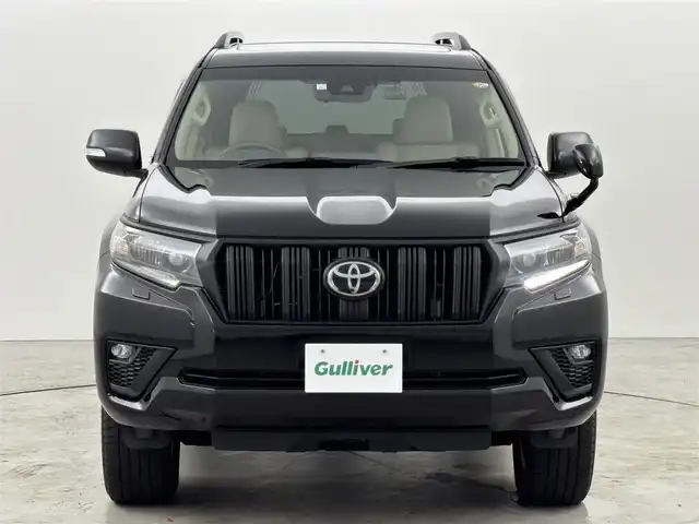 トヨタ ランドクルーザー プラド TX Lパッケージ マットブラED 福岡県 2023(令5)年 2.7万km ブラック サンルーフ　/純正ナビ／フルセグＴＶ　/バックカメラ　/ＥＴＣ２．０　/前後ドラレコ　/レーダークルコン　/コーナーセンサー　/衝突軽減　/レーンキープ　/ＰＫＳＢ　/シートベンチレーション／ヒーター　/純正１８インチＡＷ