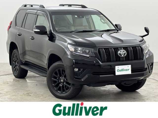 トヨタ ランドクルーザー プラド TX Lパッケージ マットブラED 福岡県 2023(令5)年 2.7万km ブラック サンルーフ　/純正ナビ／フルセグＴＶ　/バックカメラ　/ＥＴＣ２．０　/前後ドラレコ　/レーダークルコン　/コーナーセンサー　/衝突軽減　/レーンキープ　/ＰＫＳＢ　/シートベンチレーション／ヒーター　/純正１８インチＡＷ