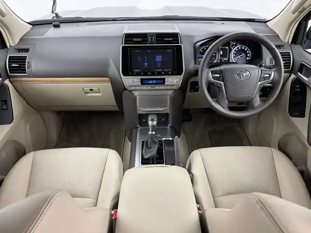 トヨタ ランドクルーザー プラド TX Lパッケージ マットブラED 福岡県 2023(令5)年 2.7万km ブラック サンルーフ　/純正ナビ／フルセグＴＶ　/バックカメラ　/ＥＴＣ２．０　/前後ドラレコ　/レーダークルコン　/コーナーセンサー　/衝突軽減　/レーンキープ　/ＰＫＳＢ　/シートベンチレーション／ヒーター　/純正１８インチＡＷ