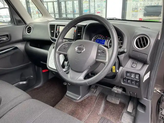 日産 デイズ ルークス ハイウェイスター Gターボ 千葉県 2018(平30)年 4.6万km アッシュブラウンM 純正メモリナビ/(フルセグTV/BT/CD/DVD/FM/AM)/全周囲カメラ/衝突被害軽減システム/車線逸脱警報/クルーズコントロール/両側パワースライドドア/横滑り防止装置/ETC/アイドリングストップ/LEDヘッドライト/フォグランプ/オートライト/ウィンカーミラー/電動格納ミラー/純正15インチAW/シートリフター/プッシュスタート/スマートキー/フロアマット