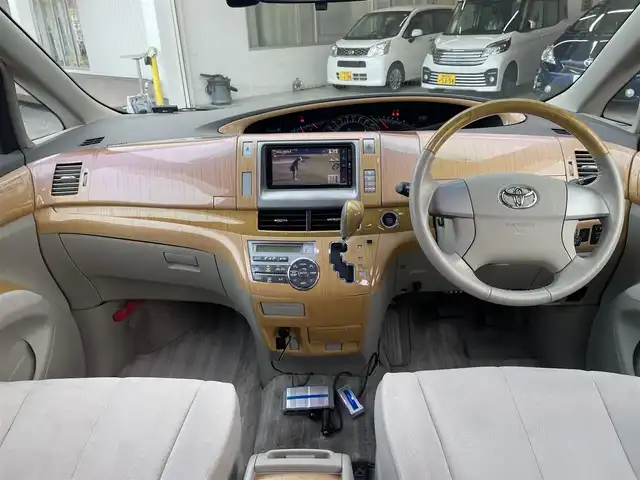 トヨタ エスティマ アエラス Gパッケージ 千葉県 2007(平19)年 11.8万km ホワイトパールクリスタルシャイン 社外ナビ(AM/FM/フルセグ/BT/DVD/CD)/クルーズコントロール/前方ドライブレコーダー(カロッツェリア)/両側パワースライドドア/TRDフロントリップ/社外ホイール(G/SPEED)/HIDヘッドライト/オートライト/社外車内灯(LED)/純正フロアマット