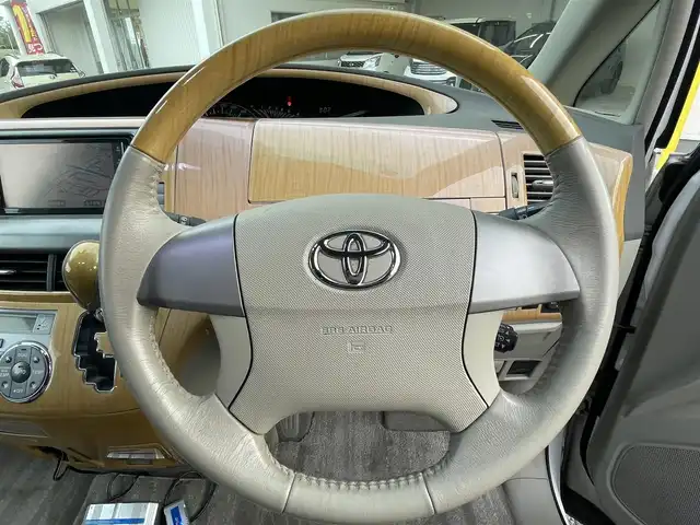 トヨタ エスティマ アエラス Gパッケージ 千葉県 2007(平19)年 11.8万km ホワイトパールクリスタルシャイン 社外ナビ(AM/FM/フルセグ/BT/DVD/CD)/クルーズコントロール/前方ドライブレコーダー(カロッツェリア)/両側パワースライドドア/TRDフロントリップ/社外ホイール(G/SPEED)/HIDヘッドライト/オートライト/社外車内灯(LED)/純正フロアマット