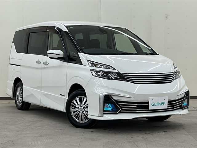 日産 セレナ ライダー 道央・札幌 2016(平28)年 4.5万km ブリリアントホワイトパール ワンオーナー//メモリナビ//フルセグテレビ//バックカメラ//クルーズコントロール//プッシュスタート//両側パワースライドドア//ETC