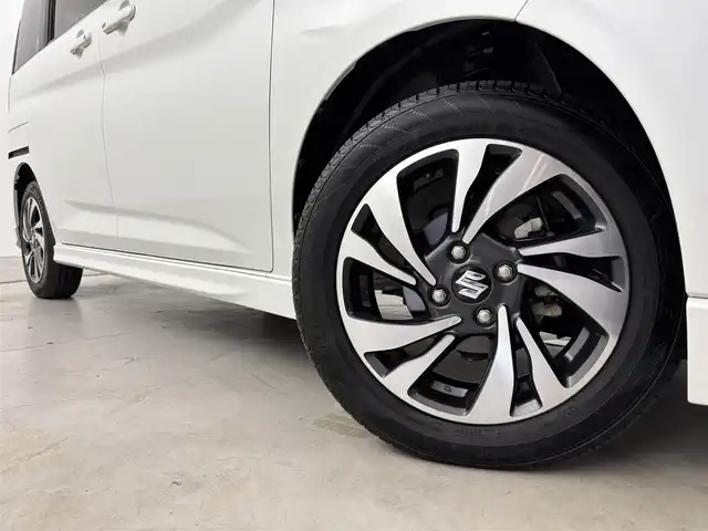 スズキ ソリオ バンディット HV MV 福岡県 2021(令3)年 4.8万km ピュアホワイトP 純正９インチナビ　/ＥＴＣ　/全方位カメラ　/両側パワースライドドア　/レーダークルーズコントロール　/衝突軽減被害システム　/レーンキープ　/クリアランスソナー　/ヘッドアップディスプレイ　/シートヒーター　/ＬＥＤ