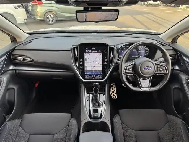 スバル レヴォーグ 1．8GT－H EX 千葉県 2023(令5)年 1.9万km クリスタルホワイトP 4WD/アイサイト/レーダークルーズコントロール/レーンキープアシスト/後方コーナーセンサー/純正ナビ/バック・サイド・フロントカメラ/AM/FM/AUX/BT/フルセグTV/ビルトインETC2.0/前方純正ドラレコ/純正デジタルインナーミラー/電動リアゲート/D/Nパワーシート/全席シートヒーター/パドルシフト/MTモード付AT/AFS/純正フロアマット/純正18インチAW/スマートキー/スペアキー1本/LEDヘッドライト/USB電源/保証書・取説