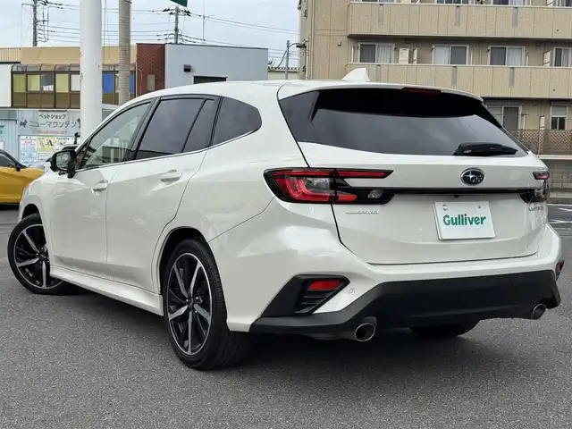 スバル レヴォーグ 1．8GT－H EX 千葉県 2023(令5)年 1.9万km クリスタルホワイトP 4WD/アイサイト/レーダークルーズコントロール/レーンキープアシスト/後方コーナーセンサー/純正ナビ/バック・サイド・フロントカメラ/AM/FM/AUX/BT/フルセグTV/ビルトインETC2.0/前方純正ドラレコ/純正デジタルインナーミラー/電動リアゲート/D/Nパワーシート/全席シートヒーター/パドルシフト/MTモード付AT/AFS/純正フロアマット/純正18インチAW/スマートキー/スペアキー1本/LEDヘッドライト/USB電源/保証書・取説