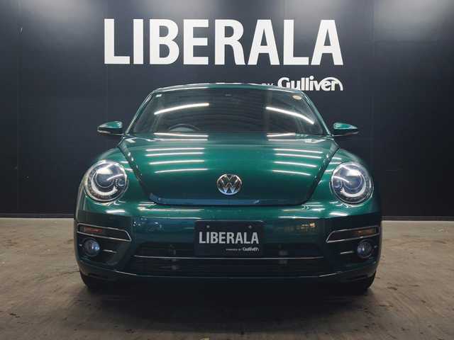 フォルクスワーゲン ザ・ビートル デザイン 群馬県 2017(平29)年 7.8万km ボトルグリーンM 純正ナビ/Bluetooth/フルセグTV/ブラインドスポットアシスト/クルーズコントロール/プッシュスタート/スマートキー/純正16インチAW/ETC/オートライト/USB/HIDヘッドライト