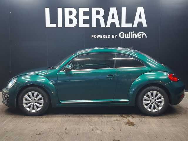 フォルクスワーゲン ザ・ビートル デザイン 群馬県 2017(平29)年 7.8万km ボトルグリーンM 純正ナビ/Bluetooth/フルセグTV/ブラインドスポットアシスト/クルーズコントロール/プッシュスタート/スマートキー/純正16インチAW/ETC/オートライト/USB/HIDヘッドライト