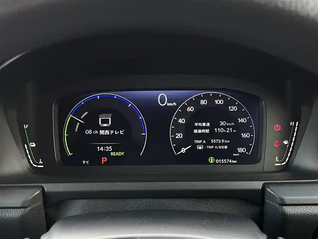 ホンダ ステップワゴン eHEV エアー 奈良県 2022(令4)年 1.6万km プラチナホワイトパール 純正11インチナビ(LXM-237VFLi)/（TV/BT/CD/DVD/AppleCarPlay/AndroidAuto)/レーダークルーズコントロール/アラウンドビューモニター/前後コーナーセンサー/衝突軽減システム/レーンキープアシスト/両側パワースライドドア/後席サンシェード/LEDヘッドライト/オートライト/電動格納ミラー/ETC/純正16インチAW/保証書/取り扱い説明書/スペアキーX1