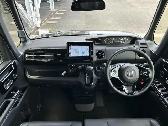 ホンダ Ｎ ＢＯＸ カスタム L ターボ 静岡県 2022(令4)年 2.1万km プレミアムグラマラスブロンズP ターボ車/ホンダセンシング/純正ナビ/フルセグＴＶ/ＤＶＤ再生/ＢＴオーディオ/両側電動スライドドア/ＡＣＣ/ＬＫＡ/シートヒーター/パドルシフト/サイドカーテンエアバッグ/ＬＥＤヘッド/純正１５ＡＷ