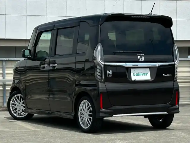 ホンダ Ｎ ＢＯＸ カスタム L ターボ 静岡県 2022(令4)年 2.1万km プレミアムグラマラスブロンズP ターボ車/ホンダセンシング/純正ナビ/フルセグＴＶ/ＤＶＤ再生/ＢＴオーディオ/両側電動スライドドア/ＡＣＣ/ＬＫＡ/シートヒーター/パドルシフト/サイドカーテンエアバッグ/ＬＥＤヘッド/純正１５ＡＷ