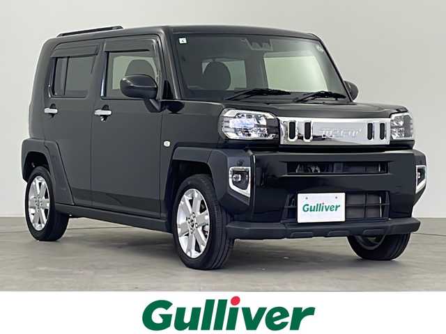 ダイハツ タフト G ターボ 千葉県 2021(令3)年 3.5万km ブラックマイカメタリック 禁煙車　/衝突回避支援ブレーキ　/ディスプレイオーディオ　/ＡＭ　ＦＭ　ＣＤ　ＤＶＤ　/レーダークルーズコントロール　/レーンキープアシスト/コーナーセンサー　/ガラスルーフ　/シートヒーター　/ＥＴＣ　/ＬＥＤヘッドライト　/バックカメラ/ステアリングリモコン/スマートキー/純正アルミホイール/電格ミラー/電子パーキング/オートホールド