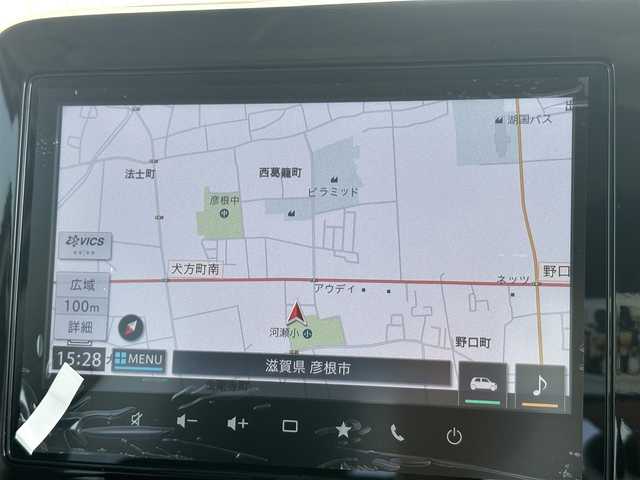 スズキ スペーシア カスタム HYBRID XS ターボ 滋賀県 2024(令6)年 0.1万km ピュアホワイトP 9インチメーカーOPナビ/(Bluetooth/フルセグ/AppelCarplay)/スズキセーフティーサポート/・アダプティブクルーズコントロール/・全方位カメラ/・レーンキープアシスト/・誤発進抑制機能/衝突軽減ブレーキ/標識認識/ヘッドアップディスプレイ/両側電動スライドドア/LEDオートライト/オートハイビーム/フォグ/ハーフレザーシート/シートヒーター/ステアリングヒーター/パドルシフト/電動パーキング/ブレーキホールド/USB