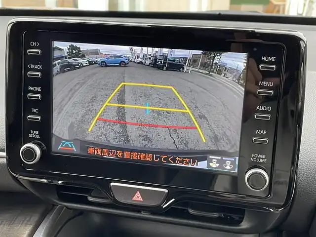 トヨタ ヤリスクロス ハイブリッド Z 道央・札幌 2021(令3)年 4.5万km ブラスゴールドメタリック/ブラックマイカ 2トーン ・４WD/・衝突軽減ブレーキ/・純正ディスプレイオーディオ/　BT＆USB＆TV/・バックカメラ/・ハーフレザーシート/・コーナーセンサー/・レーンキープアシスト/・レーダークルーズコントロール/・パワーバックドア/・D席パワーシート/・ダウンヒルアシスト/・前席シートヒーター/・オートエアコン/・オートライト/・オートリトラミラー/・プッシュスタート/・スマートキー/・前後ドライブレコーダー/・ビルトインETC/・純正フロアマット/・ドアバイザー/・ウィンカーミラー/・フォグライト