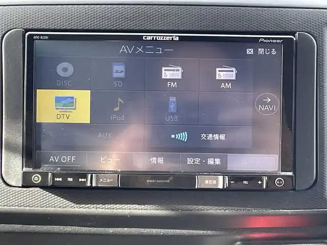 ダイハツ ミラ イース L SAⅢ 岡山県 2018(平30)年 7万km ホワイト 社外メモリナビ　AVIC-RZ201/ワンセグTV、CD、AM、FM/ETC/前後コーナーセンサー/スマートアシスト3