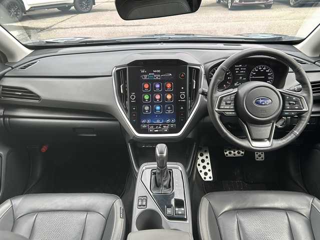 スバル クロストレック リミテッド 秋田県 2024(令6)年 1.5万km 青 純正メモリナビ/Bluetooth、フルセグTV/バックカメラ/前後ドライブレコーダー/レーダークルーズコントロール/レザーシート/前席パワーシート/ステアリングヒーター/純正18インチAW/4WD
