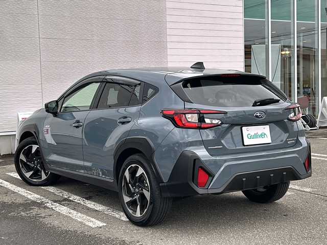 スバル クロストレック リミテッド 秋田県 2024(令6)年 1.5万km 青 純正メモリナビ/Bluetooth、フルセグTV/バックカメラ/前後ドライブレコーダー/レーダークルーズコントロール/レザーシート/前席パワーシート/ステアリングヒーター/純正18インチAW/4WD