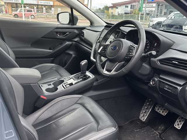 スバル クロストレック リミテッド 秋田県 2024(令6)年 1.5万km 青 純正メモリナビ/Bluetooth、フルセグTV/バックカメラ/前後ドライブレコーダー/レーダークルーズコントロール/レザーシート/前席パワーシート/ステアリングヒーター/純正18インチAW/4WD