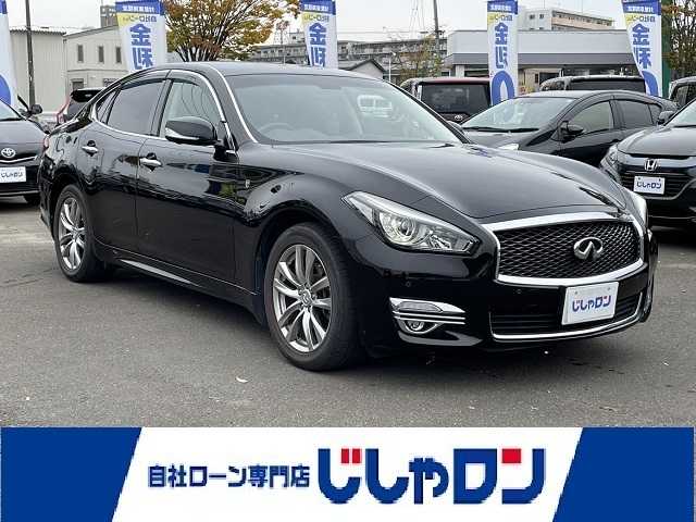 日産 フーガ 250GT Aパッケージ 宮城県 2016(平28)年 9.3万km スーパーブラック (株)IDOMが運営する【じしゃロン仙台店】の自社ローン専用車両になりますこちらは現金またはオートローンご利用時の価格です。自社ローンご希望の方は別途その旨お申付け下さい/純正ナビ/CD/DVD/BT/TV/全方位カメラ/ハーフレザー/スマートキー/プッシュスタート/ETC