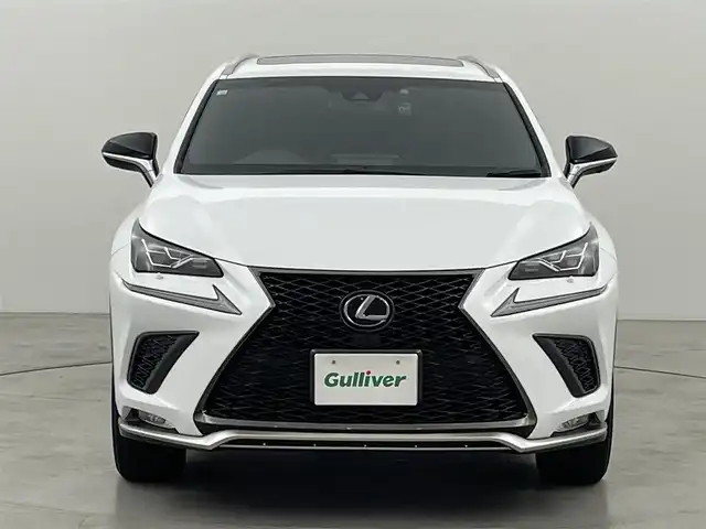 レクサス ＮＸ 300h Fスポーツ 福岡県 2018(平30)年 11万km ホワイトノーヴァガラスフレーク サンルーフ　/純正ナビ　/Ｂカメラ　/ＥＴＣ２．０　/前方ドラレコ　/ＡＣＣ　/コーナーセンサー　/衝突軽減ブレーキ　/レーンキープ　/ＢＳＭ　/ＰＫＳＢ　/パドルシフト　/パワーバックドア　/シートベンチレーション　/ＬＥＤ