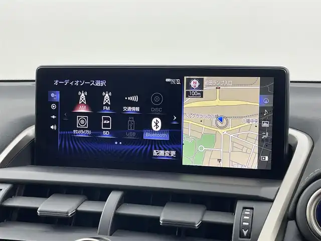 レクサス ＮＸ 300h Fスポーツ 福岡県 2018(平30)年 11万km ホワイトノーヴァガラスフレーク サンルーフ　/純正ナビ　/Ｂカメラ　/ＥＴＣ２．０　/前方ドラレコ　/ＡＣＣ　/コーナーセンサー　/衝突軽減ブレーキ　/レーンキープ　/ＢＳＭ　/ＰＫＳＢ　/パドルシフト　/パワーバックドア　/シートベンチレーション　/ＬＥＤ