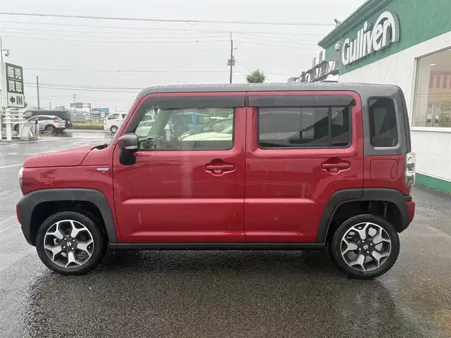 スズキ ハスラー HYBRID X ターボ 徳島県 2020(令2)年 1.6万km フェニックスレッドパール/ガンメタリック2トーンルーフ 全方位モニター付メモリーナビ装着車/（Bluetooth/フルセグ/CD/DVD/AppleCarPlay/androidauto/USB）/スズキセーフティサポート/・デュアルブレーキサポート/・後退時ブレーキサポート/・誤発進抑制機能装置/・後方誤発進抑制機能装置/・車線逸脱抑制希望/・車線逸脱警報機能/・ふらつき警報/・標識認識機能/・アダプティブクルーズコントロール/・先行車発信お知らせ機能/・全方位カメラ/ターボ/シートヒーター/前後ドライブレコーダー/プッシュスタート/スマートキー