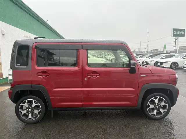 スズキ ハスラー HYBRID X ターボ 徳島県 2020(令2)年 1.6万km フェニックスレッドパール/ガンメタリック2トーンルーフ 全方位モニター付メモリーナビ装着車/（Bluetooth/フルセグ/CD/DVD/AppleCarPlay/androidauto/USB）/スズキセーフティサポート/・デュアルブレーキサポート/・後退時ブレーキサポート/・誤発進抑制機能装置/・後方誤発進抑制機能装置/・車線逸脱抑制希望/・車線逸脱警報機能/・ふらつき警報/・標識認識機能/・アダプティブクルーズコントロール/・先行車発信お知らせ機能/・全方位カメラ/ターボ/シートヒーター/前後ドライブレコーダー/プッシュスタート/スマートキー