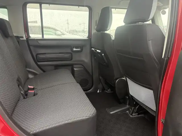 スズキ ハスラー HYBRID X ターボ 徳島県 2020(令2)年 1.6万km フェニックスレッドパール/ガンメタリック2トーンルーフ 全方位モニター付メモリーナビ装着車/（Bluetooth/フルセグ/CD/DVD/AppleCarPlay/androidauto/USB）/スズキセーフティサポート/・デュアルブレーキサポート/・後退時ブレーキサポート/・誤発進抑制機能装置/・後方誤発進抑制機能装置/・車線逸脱抑制希望/・車線逸脱警報機能/・ふらつき警報/・標識認識機能/・アダプティブクルーズコントロール/・先行車発信お知らせ機能/・全方位カメラ/ターボ/シートヒーター/前後ドライブレコーダー/プッシュスタート/スマートキー