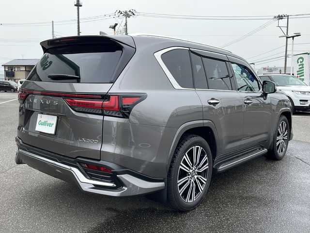 レクサス ＬＸ 600 新潟県 2024(令6)年 0.2万km マンガンラスター ワンオーナー/茶革シート（全席パワーシート）/シートベンチレーション　ヒーター/サンルーフ/純正エアロ（Ｆ、Ｒ）/カラードステップ/純正OP22インチAW/マークレビンソンサウンド/純正ナビ　フルセグ/全周囲カメラ/リアエンターテインメント/デジタルインナーミラー/セーフティセンス/クールボックス/ルーフレール/置くだけ充電/LEDヘッドライト/スマートキー×２/カードキー/保証書、取説