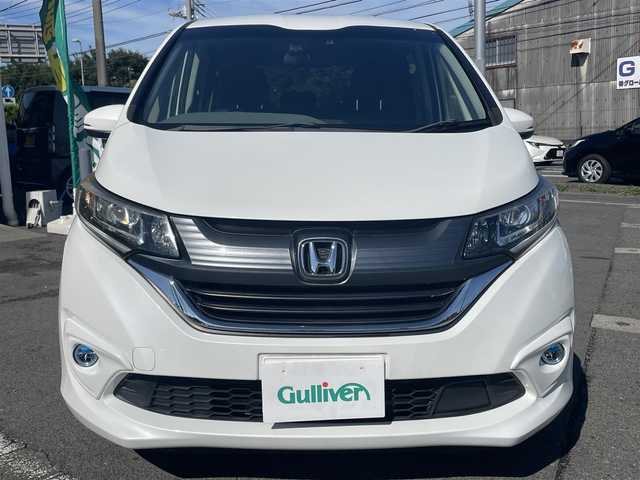 ホンダ フリード G ホンダセンシング 神奈川県 2018(平30)年 3.9万km ホワイトオーキッドパール 保証書/取扱説明書/純正ナビ（VXM-185VFi）/AM・FM・CD・DVD・BT・SD・フルセグTV/バックカメラ/econシステム/追従クルーズコントロール/衝突軽減システム/両側パワースライドドア/フォグランプ/LEDヘッドライト/オートライト/スマートキー/３列シート/ウォークスルー