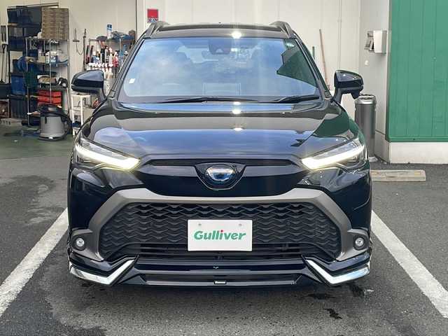 トヨタ カローラ クロス ハイブリッド Z 京都府 2023(令5)年 3.5万km アティチュードブラックマイカ モデリスタエアロ　純正ディスプレイオーディオ　ナビ　Ｂｌｕｅｔｏｏｔｈオーディオ　バックカメラ　レーダークルーズ　ブラインドスポットモニター　ＬＥＤヘッドライト　前席シートヒーター　電動リアゲート