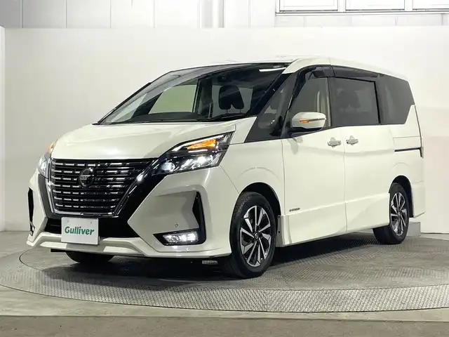 日産 セレナ ハイウェイスター V 大阪府 2021(令3)年 2.6万km ブリリアントホワイトパール 純正ナビＴＶ　Ｂカメラ　ＥＴＣ　ドラレコ　両側パワスラ　レーダークルコン　ブラインドスポットモニター　純正アルミ　オートライト　ＬＥＤヘッドライト　フォグランプ　オートエアコン　電動ミラー　Ｃセンサー