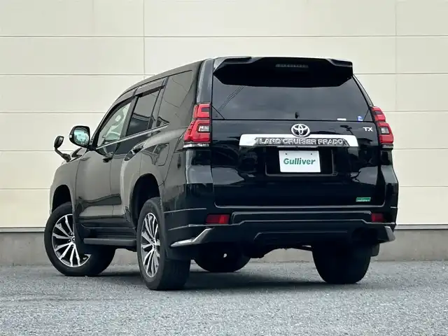 トヨタ ランドクルーザー プラド TX Lパッケージ 茨城県 2020(令2)年 2.8万km アティチュードブラックマイカ 純正ナビ/CD/DVD/BT/HDMI/モデリスタエアロ(フロント・リア)/純正オプション19インチアルミホイール/4WD/バックカメラ/黒革シート/レーダークルーズコントロール/衝突被害軽減ブレーキ/レーンキープアシスト/前席パワーシート/前席シートヒーター/エアシート/LEDヘッドライト/オートライト/ラゲッジマット/プッシュスタート/スペアキー/フロアマット