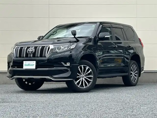 トヨタ ランドクルーザー プラド TX Lパッケージ 茨城県 2020(令2)年 2.8万km アティチュードブラックマイカ 純正ナビ/CD/DVD/BT/HDMI/モデリスタエアロ(フロント・リア)/純正オプション19インチアルミホイール/4WD/バックカメラ/黒革シート/レーダークルーズコントロール/衝突被害軽減ブレーキ/レーンキープアシスト/前席パワーシート/前席シートヒーター/エアシート/LEDヘッドライト/オートライト/ラゲッジマット/プッシュスタート/スペアキー/フロアマット