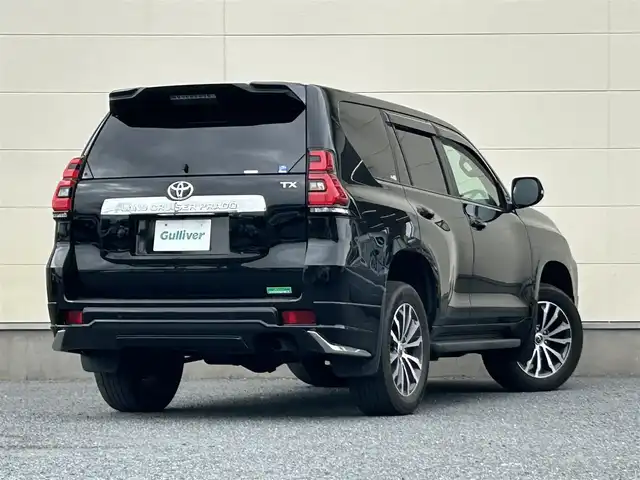 トヨタ ランドクルーザー プラド TX Lパッケージ 茨城県 2020(令2)年 2.8万km アティチュードブラックマイカ 純正ナビ/CD/DVD/BT/HDMI/モデリスタエアロ(フロント・リア)/純正オプション19インチアルミホイール/4WD/バックカメラ/黒革シート/レーダークルーズコントロール/衝突被害軽減ブレーキ/レーンキープアシスト/前席パワーシート/前席シートヒーター/エアシート/LEDヘッドライト/オートライト/ラゲッジマット/プッシュスタート/スペアキー/フロアマット