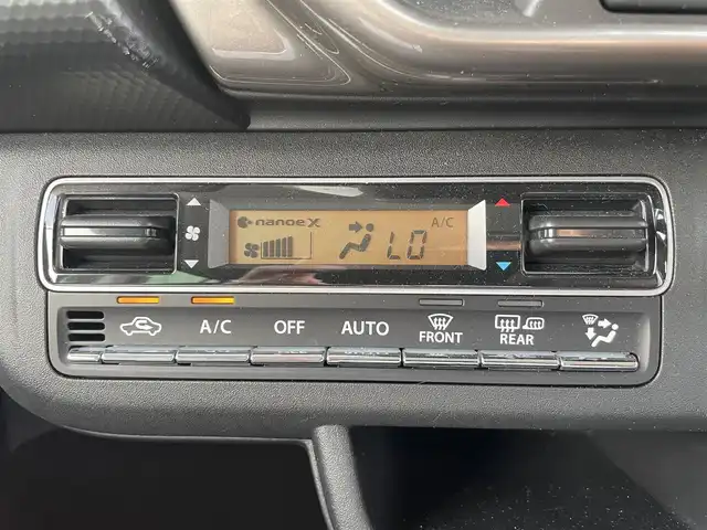 スズキ ハスラー Jスタイル Ⅱ ターボ 熊本県 2024(令6)年 1.1万km クールカーキパールメタリック/ソフトベージュメタリック 社外ディスプレイオーディオ/BT/CD/DVD/AM/FM/ETC/D/Nシートヒーター/衝突軽減ブレーキ/レーンキープアシスト/横滑り防止装置/標識認識機能/ふらつき警報/先行車発進お知らせ/誤発進抑制機能/レーダークルーズコントロール/革巻きステアリング/・ステアリングリモコン/・パドルシフト/純正フロアマット/オートライト/LEDヘッドライト/電動格納ミラー/・ミラーウィンカー/アイドリングストップ/純正AW/ルーフレール/プッシュスタート/スペアキー×１