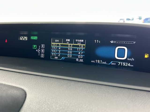 トヨタ プリウス S 宮城県 2016(平28)年 7.2万km グレーメタリック 4WD/寒冷地仕様/ワイパーデアイサー/純正ナビ/(AM/FM/SD/TV/BT/AUX/CD)/バックカメラ/ビルトインETC/ドライブレコーダー/レーダークルーズコントロール/プッシュスタート/スマートキー/スペアキー/オートライト/オートマチックハイビーム/LEDヘッドライト/フォグランプ/ドアバイザー/純正フロアマット/純正15インチアルミホイール/禁煙車