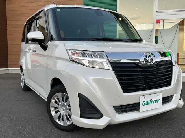 トヨタ ルーミー G S 静岡県 2018(平30)年 3万km パールホワイトⅢ 純正7インチメモリナビ/CD/BT/ワンセグTV/バックカメラ/両側パワースライドドア/コーナーセンサー/純正ドライブレコーダー/スマートキー/スペアキー１/プッシュスタート/ビルトインETC/電格ミラー/オートライト/ヘッドライトレベライザー/ステアリングスイッチ/フロアマット/保証書/取扱説明書