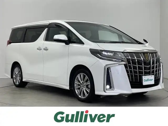 トヨタ アルファード S タイプゴールド 埼玉県 2021(令3)年 2.5万km ホワイトパールクリスタルシャイン ツインムーンルーフ　純正９インチディスプレイオーディオ　純正フリップダウンモニター　三眼ＬＥＤヘッドライト　パワースライドドア　パワーバックドア　レーダークルーズコントロール　セーフティセンス