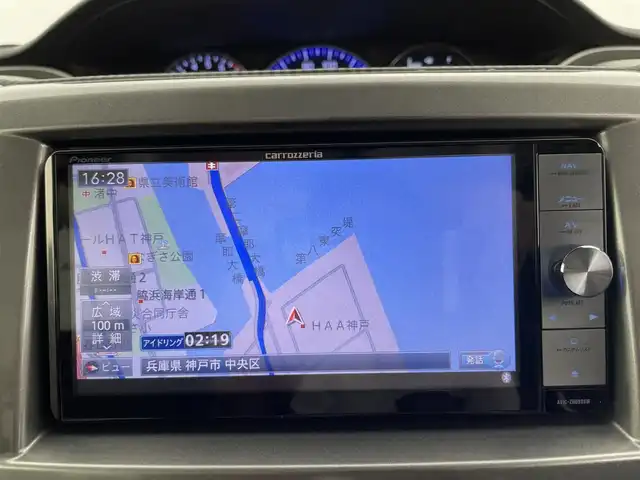 スズキ ソリオ HV MZ 富山県 2016(平28)年 4.8万km スーパーブラックパール 社外ナビ（AM/FM/CD/DVD/BT/SD）/フルセグTV/バックカメラ/デュアルカメラブレーキサポート/クルーズコントロール/レーンキープアシスト/ドライブレコーダー/両側パワースライドドア/ETC/D席シートヒーター/横滑り防止装置/アイドリングストップ/プッシュスタート/スマートキー/スペアキー/HIDヘッドライト/フォグランプ/オートライト/純正フロアマット