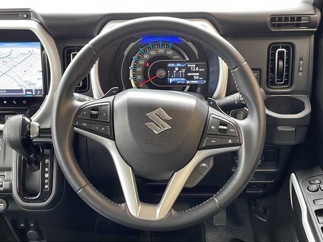 スズキ ハスラー HYBRID X ターボ 福島県 2020(令2)年 0.7万km アクティブイエロー/ホワイト2トーンルーフ デュアルカメラブレーキサポート/衝突被害軽減ブレーキ/アダプティブクルーズコントロール/レーンキープアシスト/純正ナビゲーション/【CD/DVD/SD/USB/BT/TV】/アラウンドビューモニター/ビルトインETC2.0/パドルシフト/ステアリングリモコン/前席シートヒーター/LEDオートライト/LEDフォグランプ/社外フロアマット