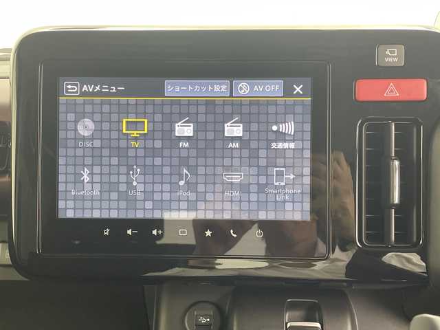 スズキ スペーシア カスタム HYBRID XS 群馬県 2025(令7)年 0.1万km未満 スチールシルバーM 届出済未使用車　純正９型ナビ　フルセグＴＶ　全周囲カメラ　両側電動スライドドア　衝突被害軽減ブレーキ　レーンアシスト　ヘッドアップディスプレイ　オートハイビーム　ＬＥＤヘッドライト　ＥＴＣ　禁煙車