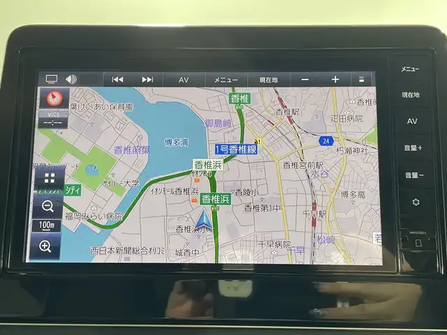 日産 ルークス ハイウェイスター Gターボ 福岡県 2024(令6)年 0.5万km オーシャンブルーP 純正9インチメモリーナビゲーション/フルセグテレビ/全方位モニター/片側パワースライドドア/ハンドルヒーター/シートヒーター（D/N）/革巻きステアリング/オートライト/ステアリングスイッチ/サーキュレーター/サンシェード/ETC/LEDヘッドライト