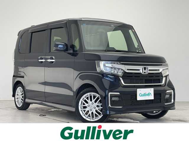 ホンダ Ｎ ＢＯＸ カスタム L ターボ 愛知県 2021(令3)年 1.7万km ミッドナイトブルービームM ホンダセンシング/純正8型ナビ/両側パワースライドドア/レーダークルーズコントロール/シートヒーター/バックカメラ/コーナーセンサー/LEDヘッドライト/純正アルミホイール/パドルシフト/ETC/衝突軽減システム/CD DVD/Bluetooth/ステアリングスイッチ/スマートキー/プッシュスタート