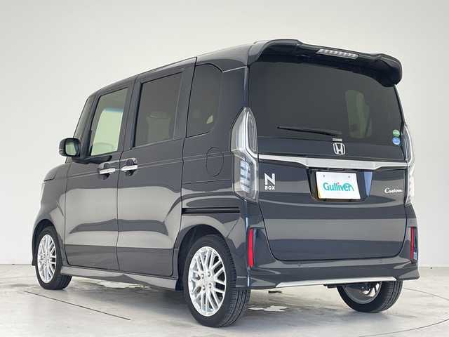 ホンダ Ｎ ＢＯＸ カスタム L ターボ 愛知県 2021(令3)年 1.7万km ミッドナイトブルービームM ホンダセンシング/純正8型ナビ/両側パワースライドドア/レーダークルーズコントロール/シートヒーター/バックカメラ/コーナーセンサー/LEDヘッドライト/純正アルミホイール/パドルシフト/ETC/衝突軽減システム/CD DVD/Bluetooth/ステアリングスイッチ/スマートキー/プッシュスタート
