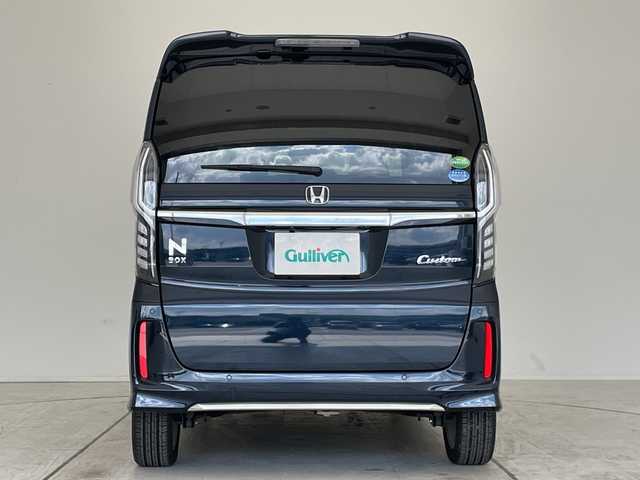 ホンダ Ｎ ＢＯＸ カスタム L ターボ 愛知県 2021(令3)年 1.7万km ミッドナイトブルービームM ホンダセンシング/純正8型ナビ/両側パワースライドドア/レーダークルーズコントロール/シートヒーター/バックカメラ/コーナーセンサー/LEDヘッドライト/純正アルミホイール/パドルシフト/ETC/衝突軽減システム/CD DVD/Bluetooth/ステアリングスイッチ/スマートキー/プッシュスタート