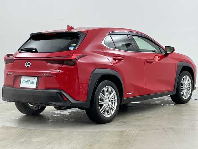 レクサス ＵＸ 250h バージョンC 道央・札幌 2020(令2)年 2.4万km マダーレッド ・4WD/・純正ナビ&CD&BT&TV&Miracast/・全方位カメラ/・パワーバックドア/・衝突軽減ブレーキ/・レーダークルーズコントロール/・黒レザーシート/・前席シートヒーター/・ステアリングヒーター/・前席パワーシート/・ドアミラーヒーター/・AC100V/・ビルトインETC/・TVキャンセラー/・クリアランスソナー/・LEDヘッドライト/・スマートキー/・スペアキー/・社外17インチAW/・純正AW付スタッドレス積載