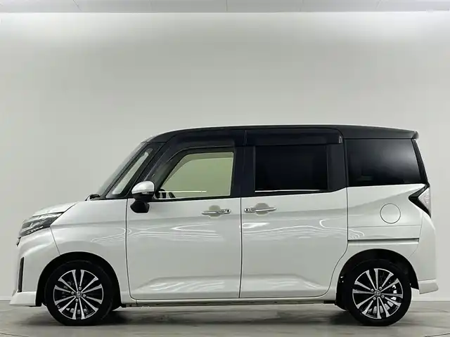 トヨタ ルーミー カスタムG－T 埼玉県 2020(令2)年 3.3万km ブラックマイカメタリック/パールホワイト2トーン 純正９型ナビ　ＢＴ　全方位　温シート　両側電動　オートハイビーム　コーナーセンサー　レーダークルーズコントロール　レーダークルーズコントロール　純正１５インチアルミホイール　衝突軽減システム