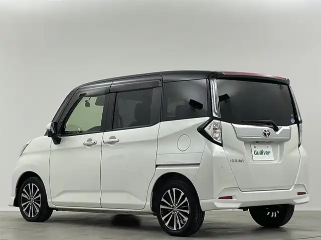 トヨタ ルーミー カスタムG－T 埼玉県 2020(令2)年 3.3万km ブラックマイカメタリック/パールホワイト2トーン 純正９型ナビ　ＢＴ　全方位　温シート　両側電動　オートハイビーム　コーナーセンサー　レーダークルーズコントロール　レーダークルーズコントロール　純正１５インチアルミホイール　衝突軽減システム